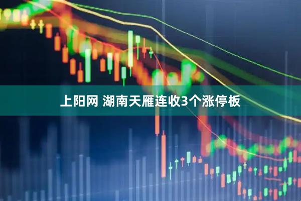 上阳网 湖南天雁连收3个涨停板
